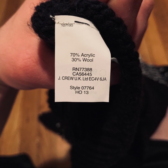 BLACK AND WHITE WOMENS MADEWELL SWEATER LARGE! - Picture 6 of 7